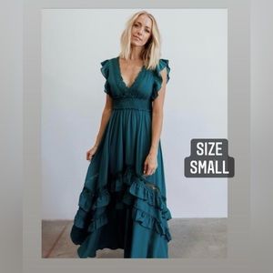 Baltic Born ruffle maxi dress NWT size small